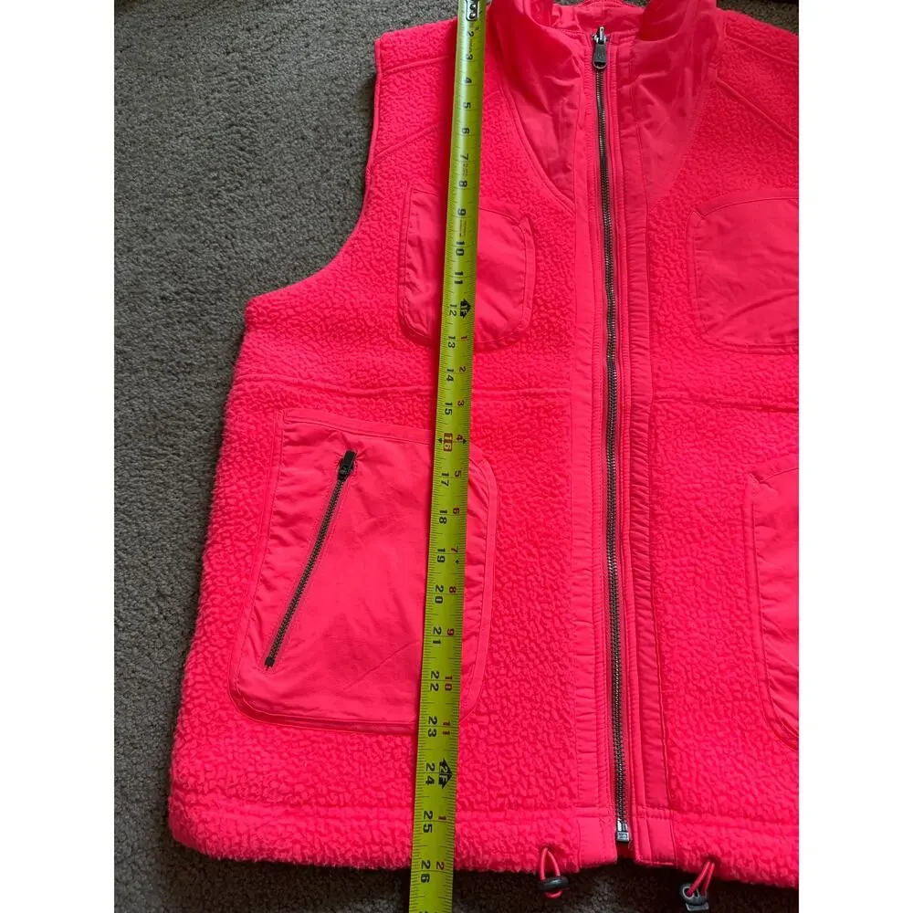 Free People Movement Sherpa Vest Reversible Granola Gorp Neon Active Hiking